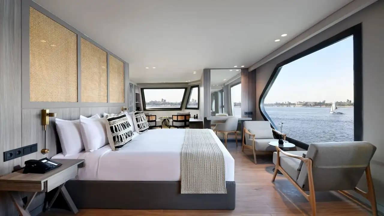 Historia Nile Cruise A single room on Historia Nile Cruise, Historia Nile Cruise